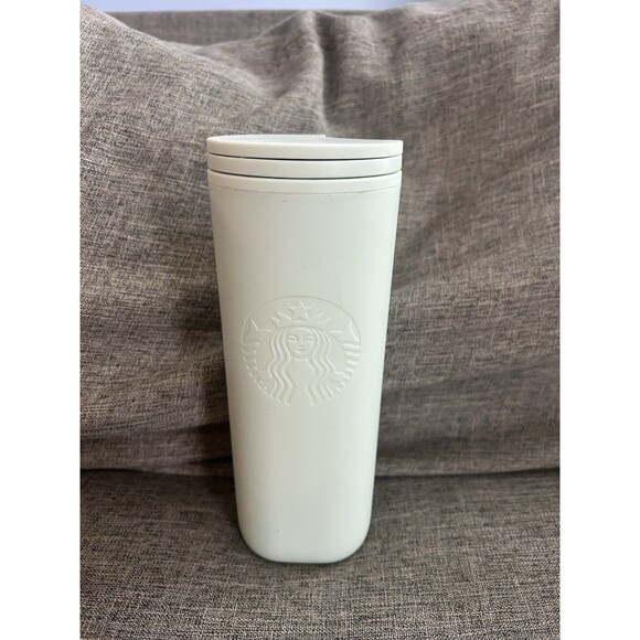 Starbucks Tumbler 2023 Matte Mint Hot Cup 16oz Earth Day 100% Recycled Plastic - Picture 1 of 7